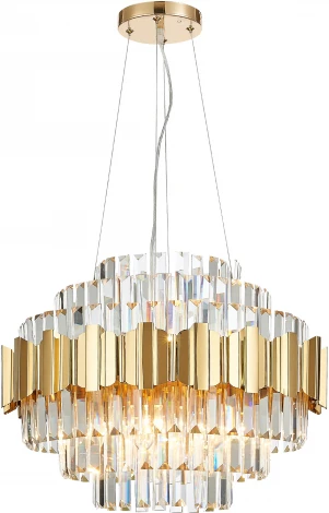 Подвесная люстра Natali Kovaltseva Ruby 81442/8C GOLD