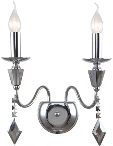 Бра настенное Grace 1053/09/02W (220V, хрусталь, подвески, подсвечник, свеча)