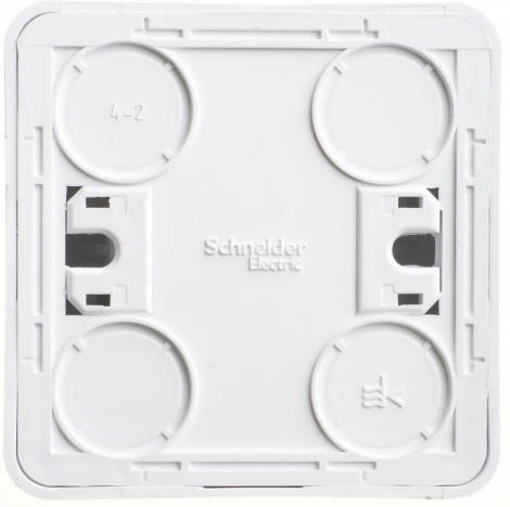 Выключатель накладной одноклавишный (белый) Systeme Electric BA10-004B