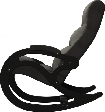 Кресло-качалка Каула экокожа Eva 6, каркас венге Mebelik арт.008795