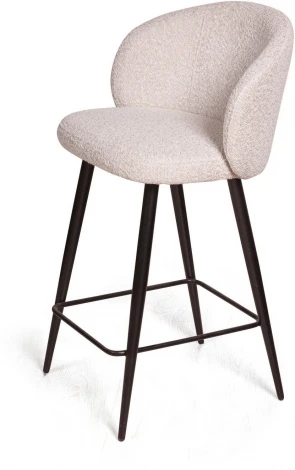 Стул полубарный Top Concept Vito, букле серый / опора конус