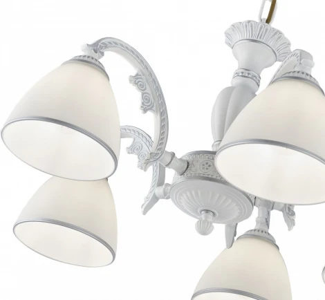 Подвесная люстра Arte Milano AM340837 340837/5 WT+SL (220V, на цепи)