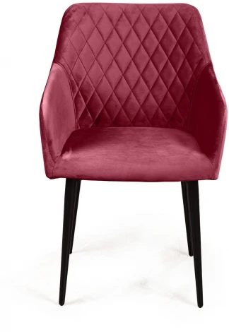 Стул с подлокотниками Robert, бархат винно-красный 16 Top Concept ROBERT 80986