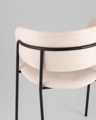 Кресло Нэлли New буклированный велюр бежевый Stool Group арт.УТ000039981