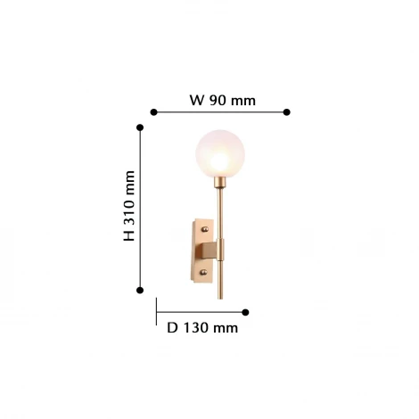 Бра Favourite Babylon 2515-1W (220V, шар)