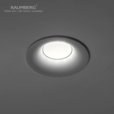 Встраиваемый светильник Raumberg Terra\Wh\12W4000K White Led 12w 4000K