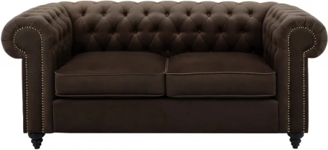 Диван Chester Classic ОГОГО (арт.665415), (Ткань/Коричневый)