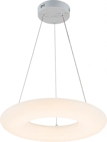 Подвесной светильник Escada Soft 10258/1 LED*30W White (ночной режим, 220V, пульт управления, на тросе)