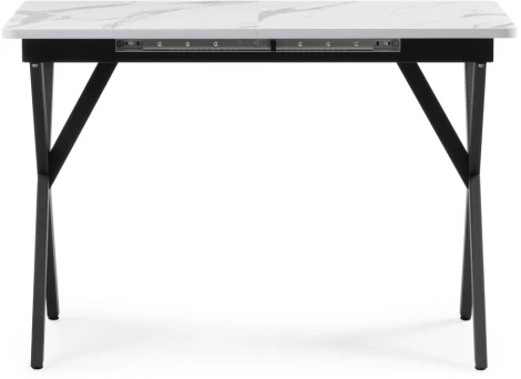 Стол деревянный Гурдун белый / черный 464908 Woodville