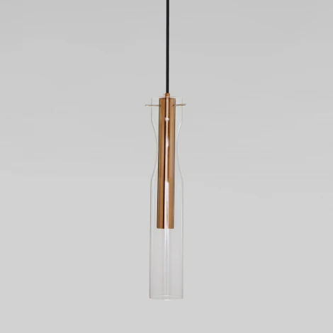 Подвесной светильник светодиодный Eurosvet Swan 50254/1 LED латунь (220V, на проводе)