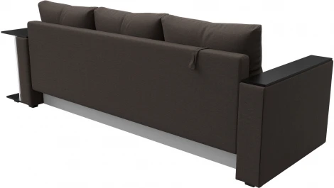 Диван прямой Атланта Лайт со столом справа Лига Диванов (Рогожка) арт.126161