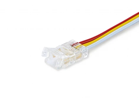 Соединитель гибкий двухсторонний COB CCT 12/24V для лент 8mm (3 конт.) (5шт) Ambrella Illumination GS7911
