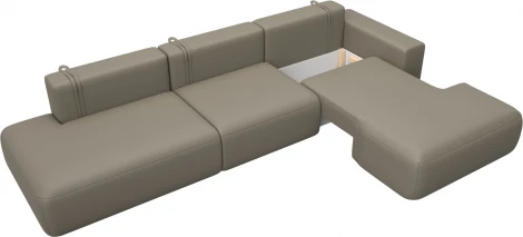 Диван угловой Лига-036 НПБ Модерн Лонг правый угол Лига Диванов (Экокожа) арт.127749