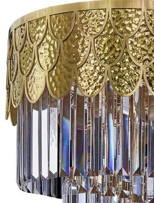 Подвесная люстра Lumien Hall Делис 3012/13P-TGD-CL