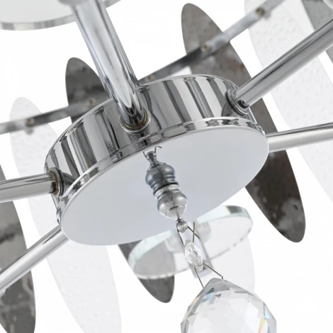 Потолочная люстра хрустальная на штанге Arte Milano Sorrento-3309 373309/6/80/470 CR (220V)