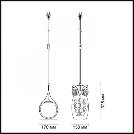 Интерьерная настольная лампа Odeon Light Ulvin 4006/1T