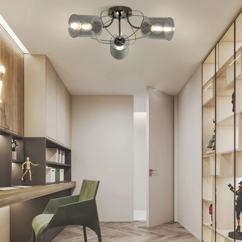 Потолочная люстра Arte Milano Napoli-6336 336336/3 BK (220V)