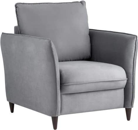 Кресло велюр серый Stool Group Говард УТ000036303