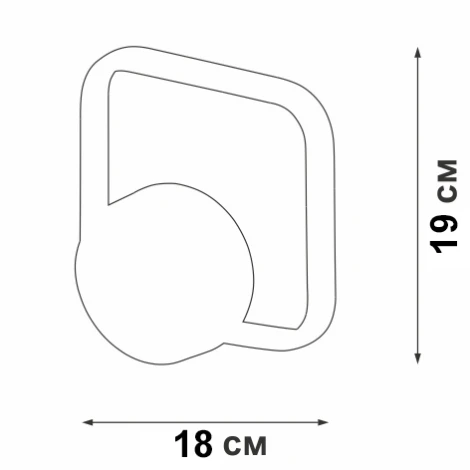 Настенный светильник светодиодный V04612-03/1A Vitaluce (220V)