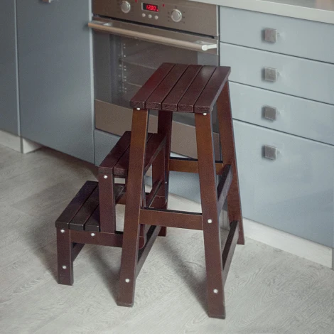 Табурет- стремянка орех от фабрики Mebelik