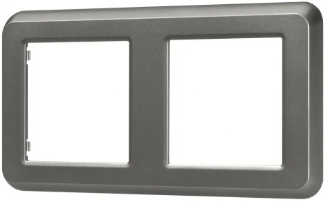 Рамка пластиковая FRM-VERSA-PL-2-GR (Arlight) 043780