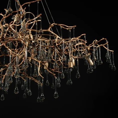Подвесная люстра Loft IT Bijout 10067/1250 GB (220V, на тросе, ветки)