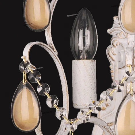 Бра Omnilux Agrigento OML-74501-02 (220V, подвески, подсвечник, свеча, лепестки)