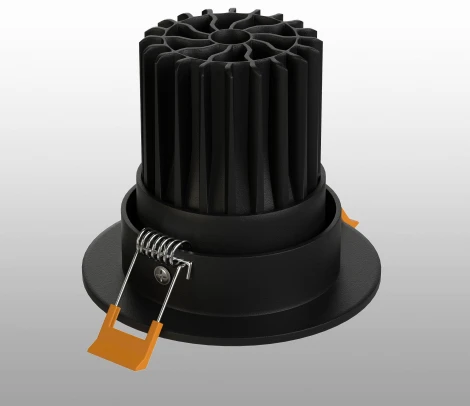 Светильник встраиваемый светодиодный Elektrostandard Even 25094/LED 7W 4000K черный (220V, круглые)