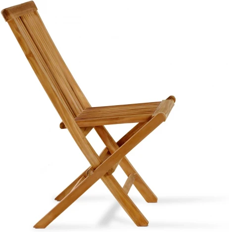 Стул складной Nairobi (Массив тика/Бежевый) ОГОГО Обстановочка! арт.889244