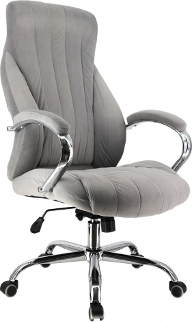 Кресло руководителя Everprof Coral Ткань Серый