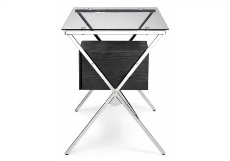 Компьютерный стол monki black / chrome