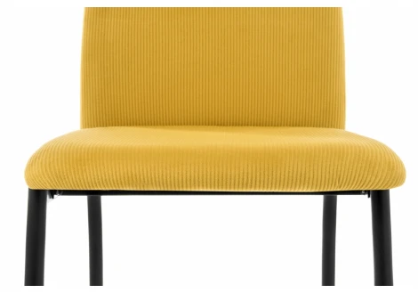 Стул Woodville Tod yellow / black 11614