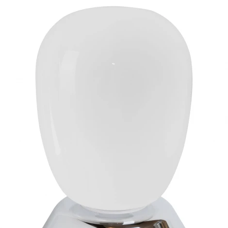 Настольная лампа диммируемая 10W 3000K матовый/хром Lightstar Uovo III 807914