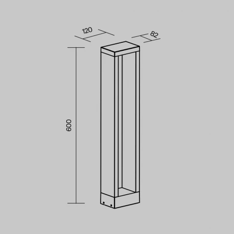 Наземный уличный светильник Maytoni Goll O462FL-L10GF3K (LED, 220V, IP65)