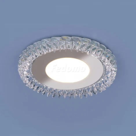 Встраиваемый точечный светильник Elektrostandard 9908-9909 9908 LED 8W CL прозрачный
