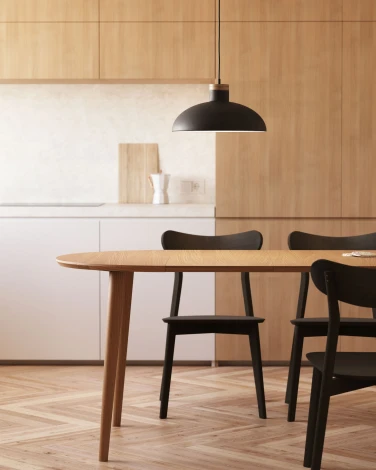 Стол обеденный La Forma (ex Julia Grup) Oqui (Дерево,МДФ,Шпон дуба)