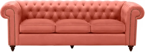 Диван Chester Classic ОГОГО (арт.344513), (Ткань/Оранжевый)
