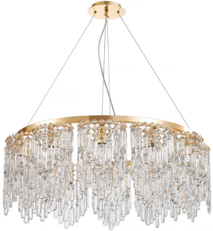 Подвесная люстра хрустальная Favourite Diadem 4724-12P (220V, на тросе)