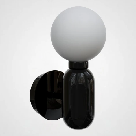 Бра Parachilna Aballs Black D15 By ImperiumLoft 44,391 (220V, шар)