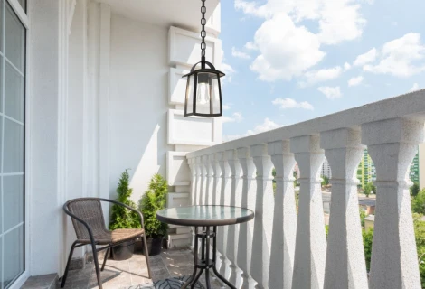 Уличный светильник подвесной Oasis Light FRANKFURT I 2736 05Cl Bl