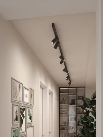 Трековая система в сборе магнитная накладная 48V 120W Hesby Lighting ElDeko HSBL_kompl_E003_NI4B3K