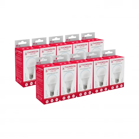 Лампочка светодиодная белая груша E27 11W Thomson A60 TH-B2303