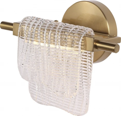 Настенный светильник ST Luce Voile SL6021.201.06 золотистый/прозрачный LED 1*6W 4000K (220V)