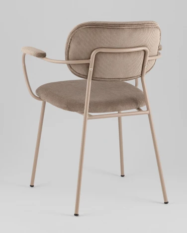 Стул Stool Group Кэрол коричневый бежевые ножки арт.УТ000040242