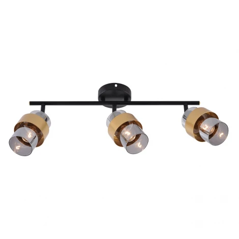 Настенно-потолочный спот Escada 1169/3A Black/Gold E14*40W