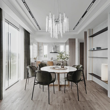 Подвесная люстра хрустальная Arte Milano Milano-1 23110.320.3.E14.A CR (220V, на тросе)