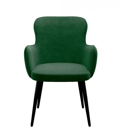 Стул DikLine 503 поворотный TW14 зеленый, ножки черные арт.00-00079961