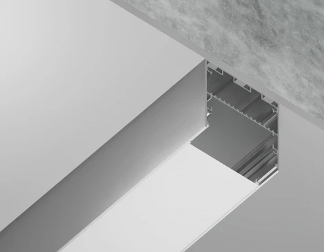 Алюминиевый профиль накладной/подвесной "Profile System" для светодиодной ленты до 41,4мм Ambrella Illumination GP3100AL