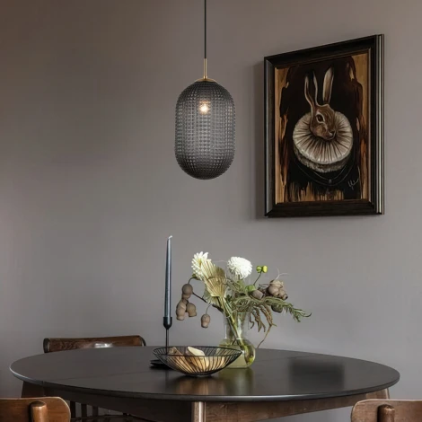 Подвесной светильник Eurosvet Gem 50261/1 темно-серый (220V, на проводе)