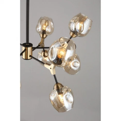 Потолочная люстра на штанге Omnilux 934 OML-93407-12 (220V, шарики)